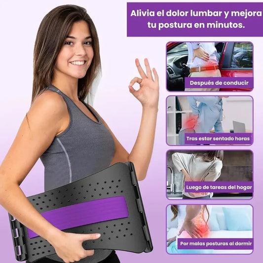 Alivio Lumbar Pro: Estirador Multinivel para Corregir Postura y Descomprimir Tu Columna en Minutos