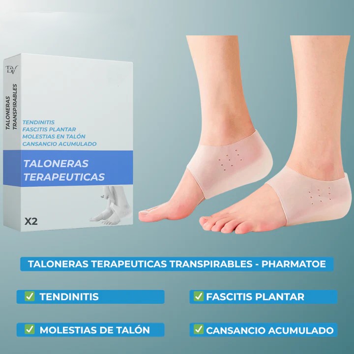 Taloneras Terapéuticas de Silicona (2 unidades)