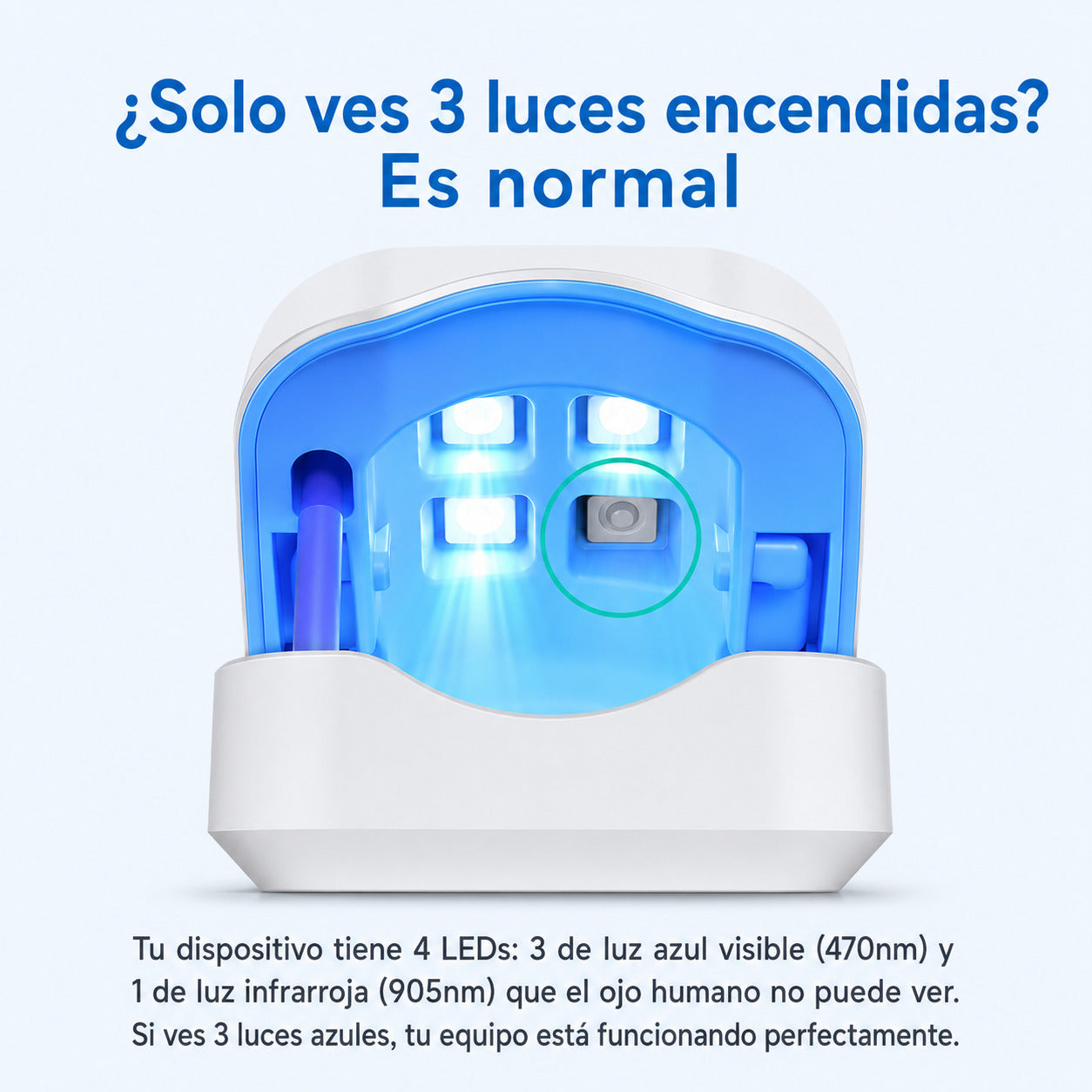 PodoLux™ — Dispositivo de Fototerapia para Uñas con Hongos