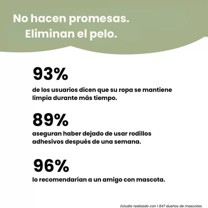 Guante Mágico Quitapelos - Tu ropa, sofá y auto libres de pelos al instante ✨