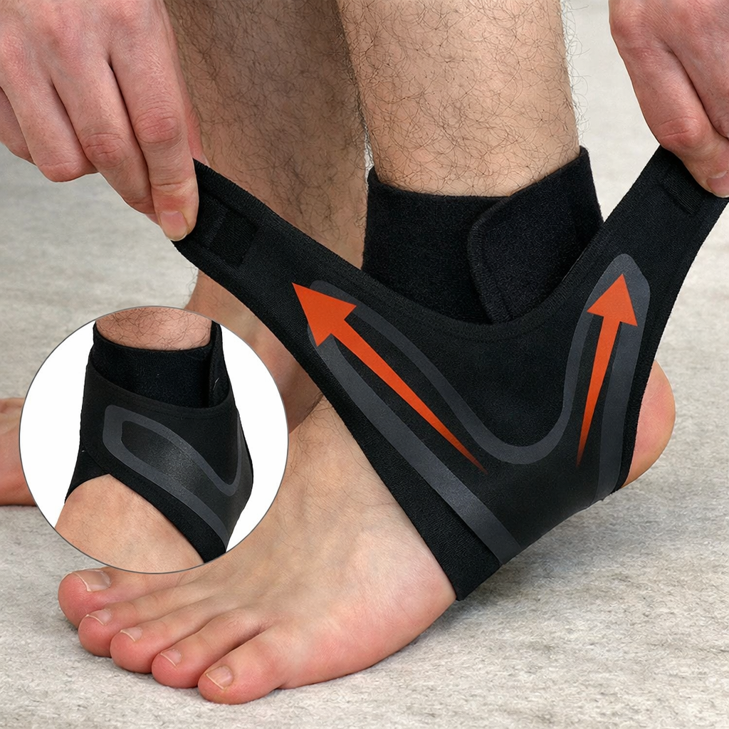 ComfortFit 360™ – Tobillera ajustable - Pisa firme sin dolor y muévete sin miedo