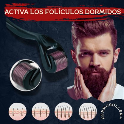 Kit Dermaroller™+ Serum Booster para Barba