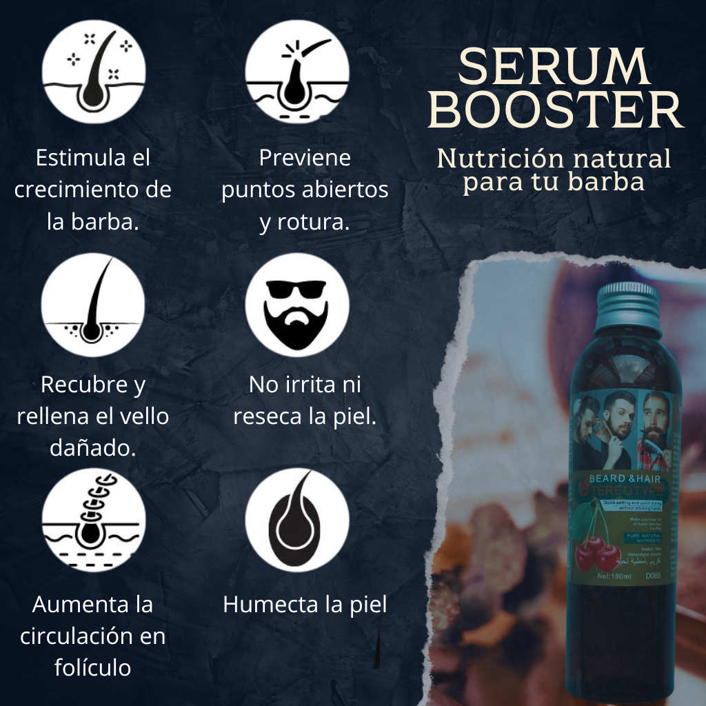Kit Dermaroller™+ Serum Booster para Barba