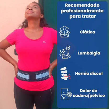 🧘‍♂️Cinturón Lumbar Ortopédico Ajustable – Alivio y soporte donde más lo necesitas