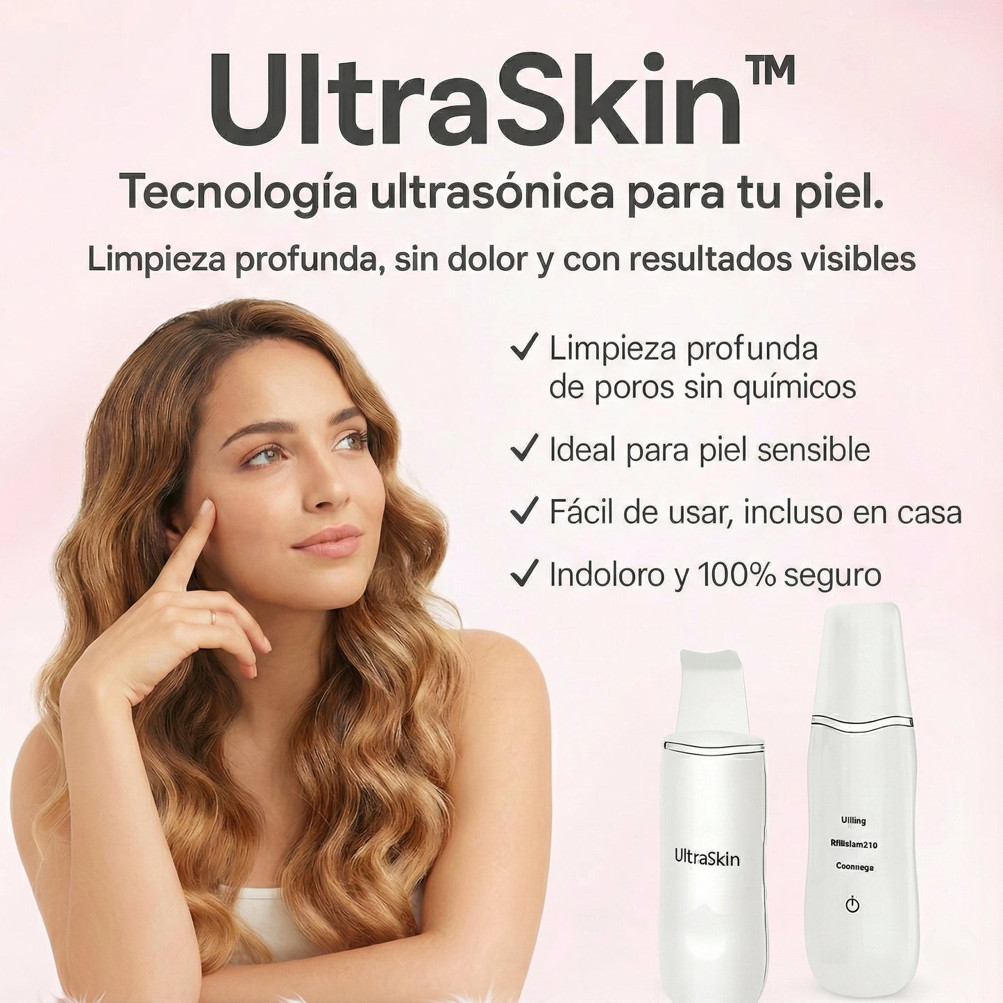 UltraSkin™ - Limpieza ultrasónica profunda y renovación de tu piel